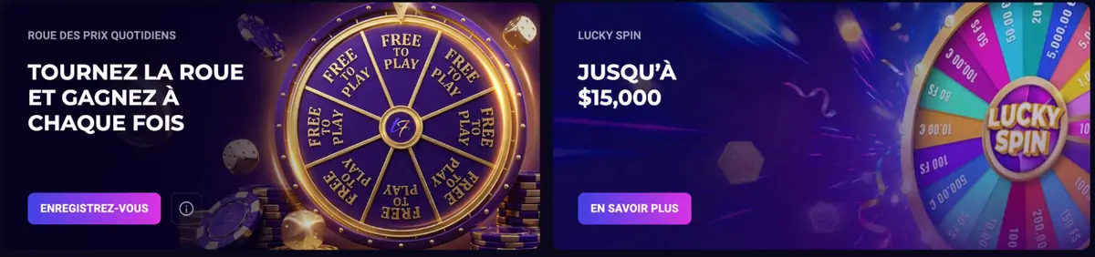 Casino bonus sans dépôt