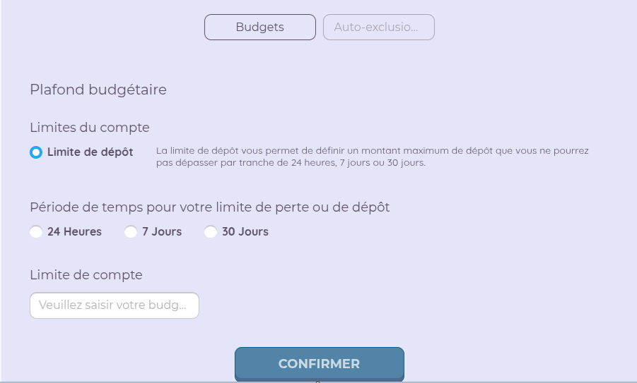 Casinos en ligne au Québec : Limites