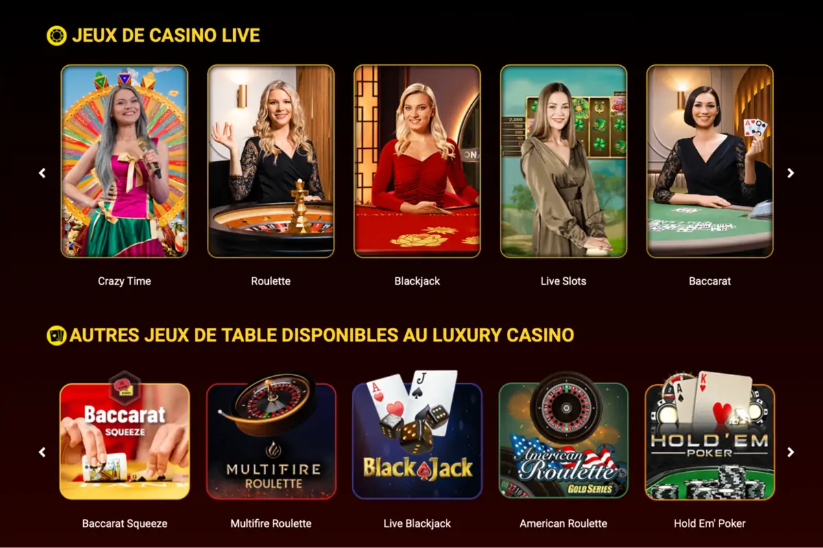 Luxury Casino en ligne