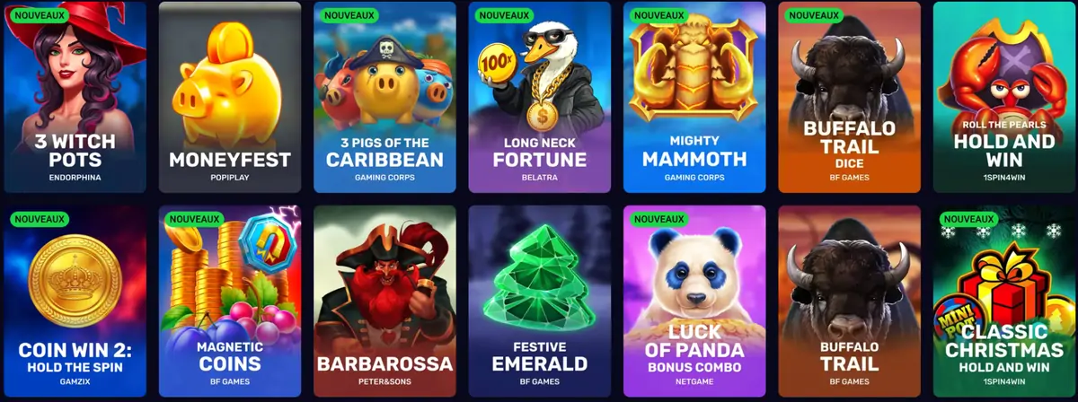 Jeux sur un casino PayPal