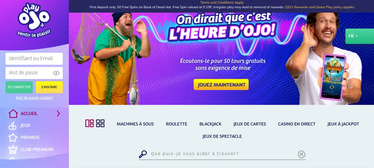 PlayOJO Casino