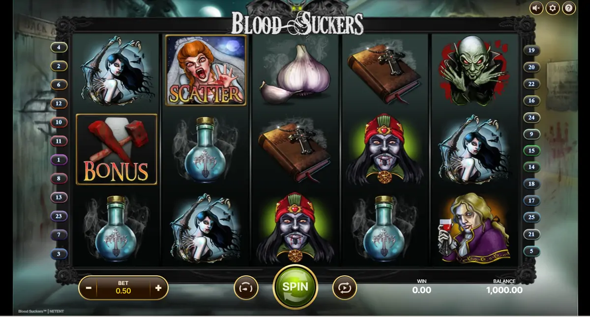Blood Suckers NetEnt