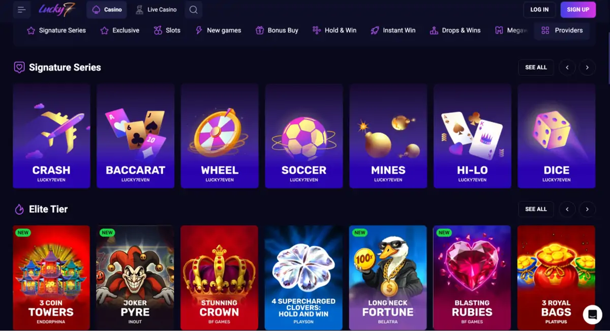 Lucky7even Casino