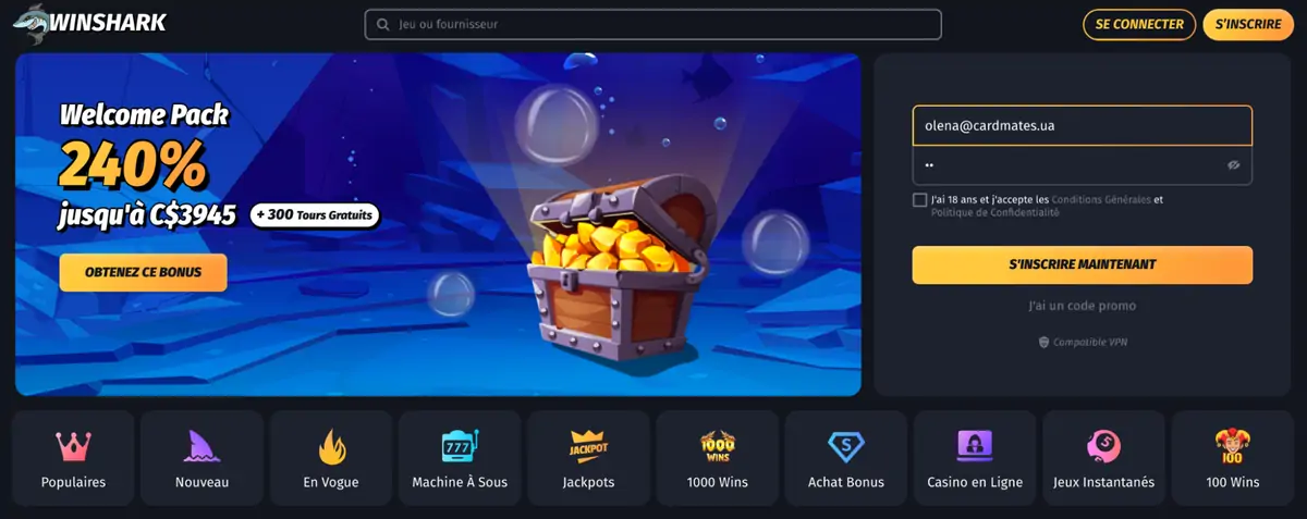WinShark Casino