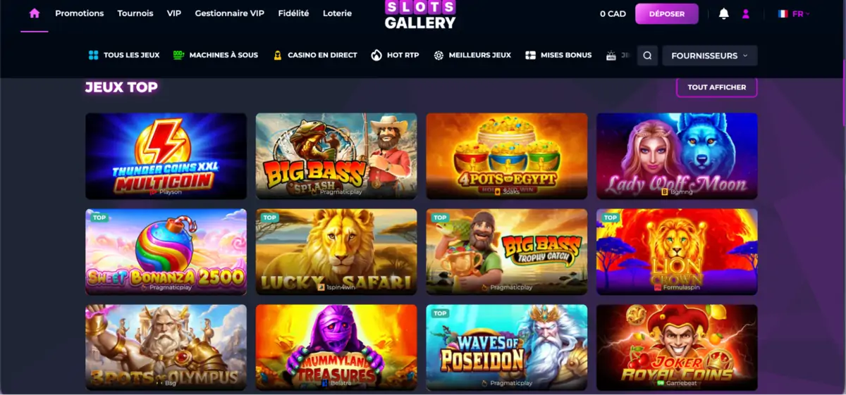 Slots Gallery