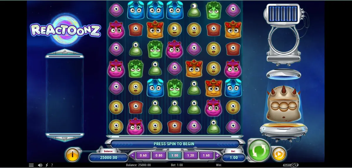 Reactoonz machine à sous de Play’n GO Reactoonz de Play’n GO