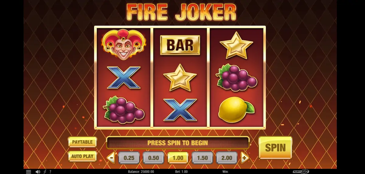 Fire Joker de Play'n GO pour les Canadiens Fire Joker de Play n GO