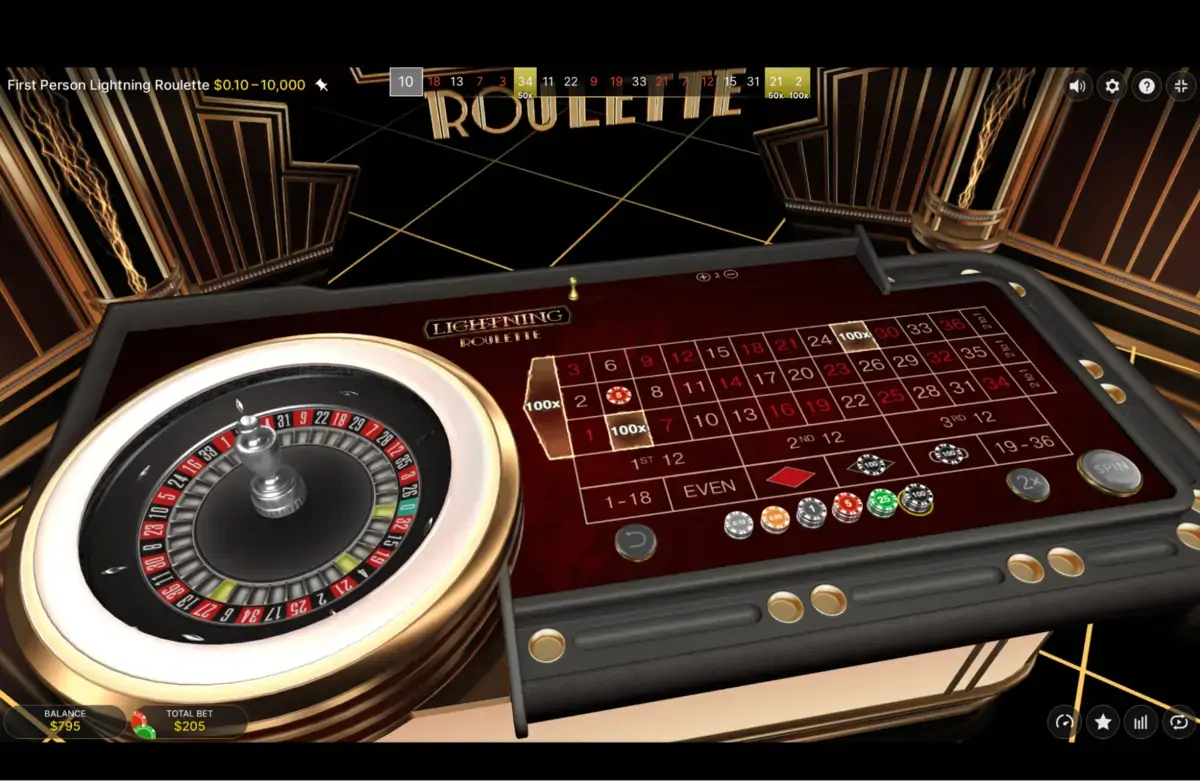 First Person Lightning Roulette
