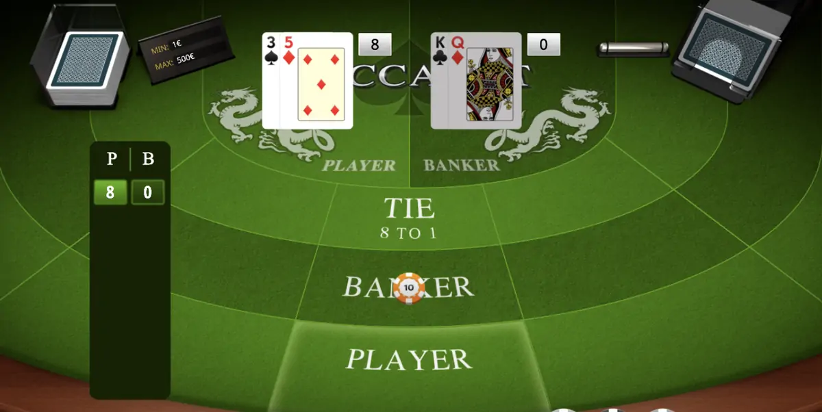 Baccarat en ligne