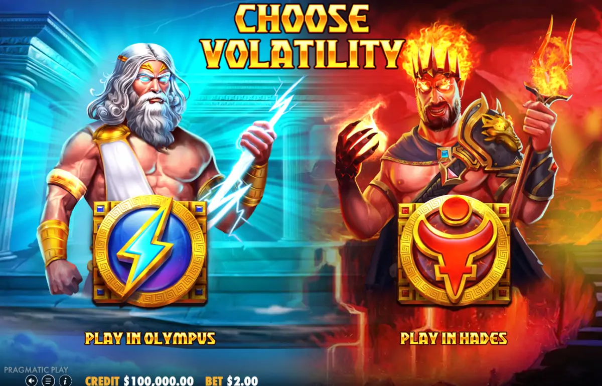 Zeus vs Hades Gods of War